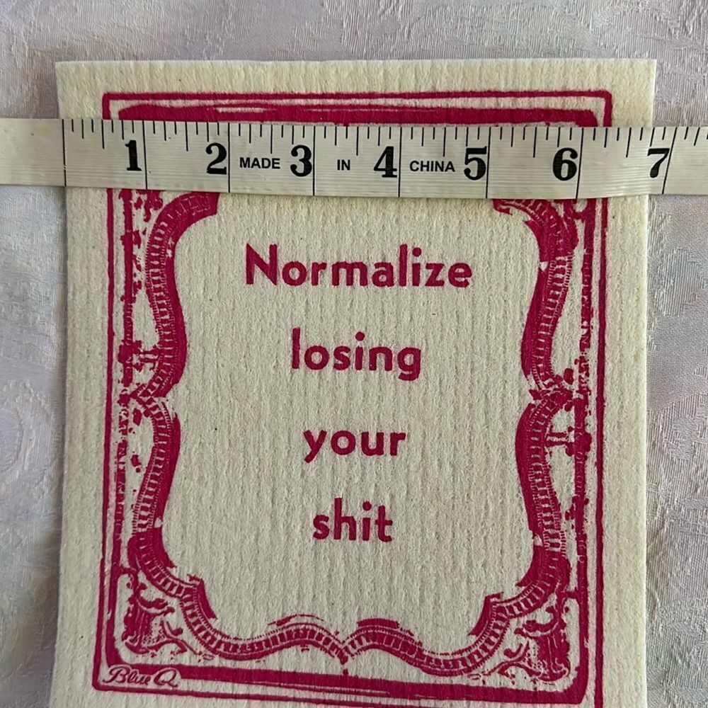 Blue Q Swedish Dish Cloth Quirky Fun Practical - Picture 3 of 3